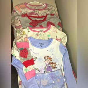 Pajamas size 5T/ 4T- Carter’s and Disney